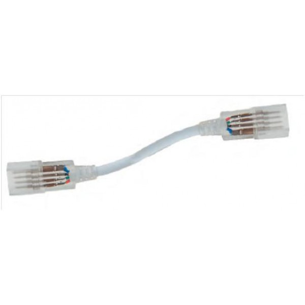 Conector doble PIN Flexible Tira LED RGB 230V AC